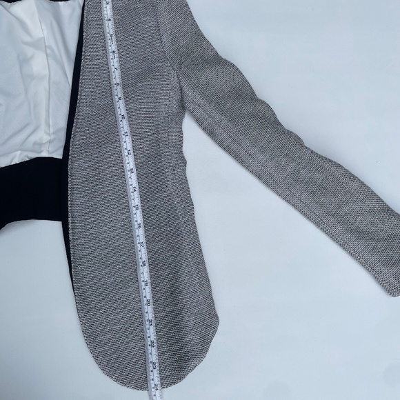 Kenneth Cole Gray/Gold Shimmer Blazer - Picture 3 of 9